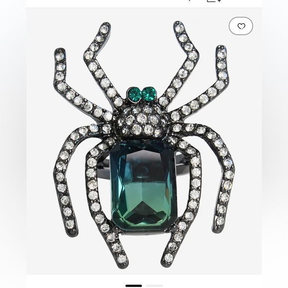 NWT- 🔥🕷️ BETSEY JOHNSON GORGEOUS SPIDER COCKTAIL RING SZ 7.5”🕷️🔥 - Picture 7 of 11